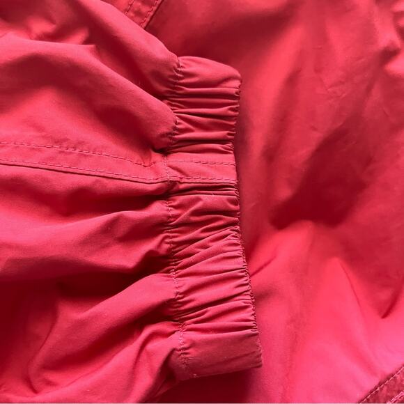 Title Nine tomato red rain jacket hood water resistant Large - Picture 5 of 11